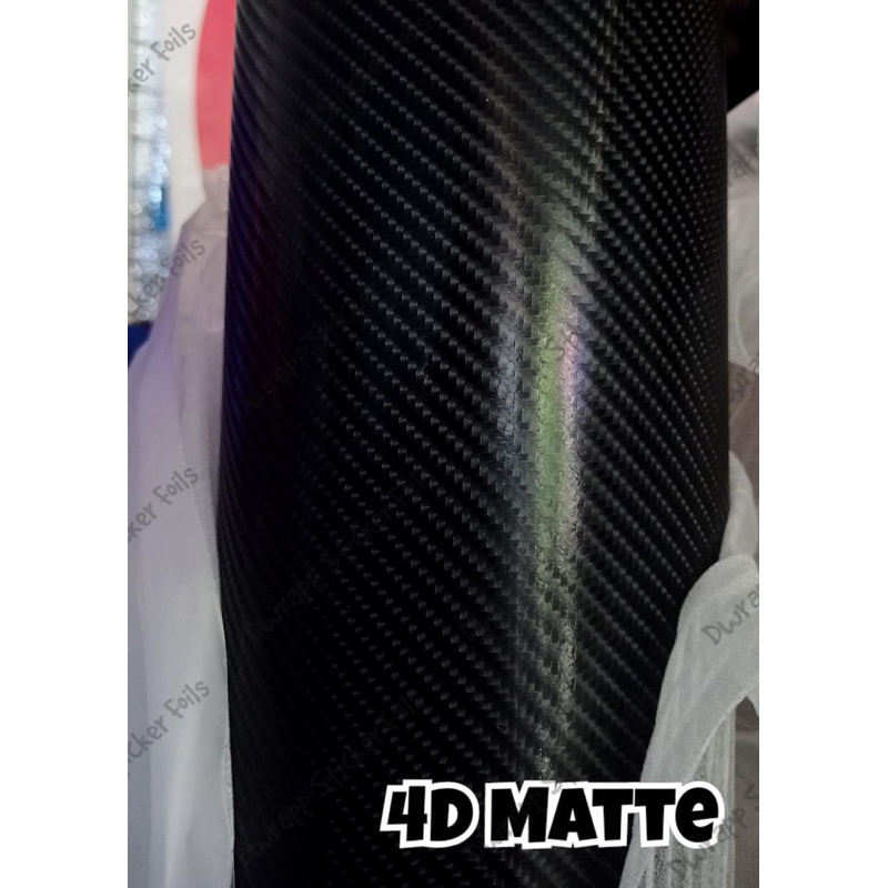 4D SemiMatteGloss Carbon Fiber Sticker Wrap | Shopee Philippines