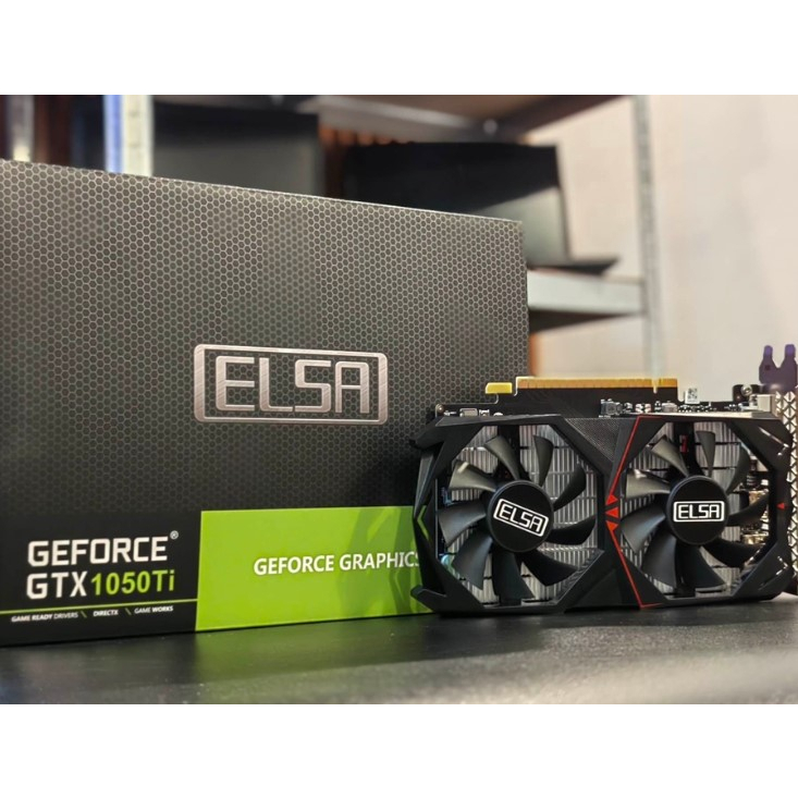 Elsa Gtx1050ti 4gb Ddr5 128bit Dual Fan Video Card | Shopee