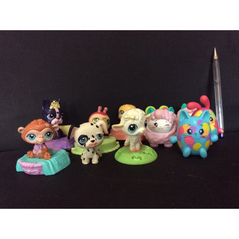 Random Pick 10PCS Littlest Pet Shop LPS Animals Puppy Kitty Dog Toys  1Figures