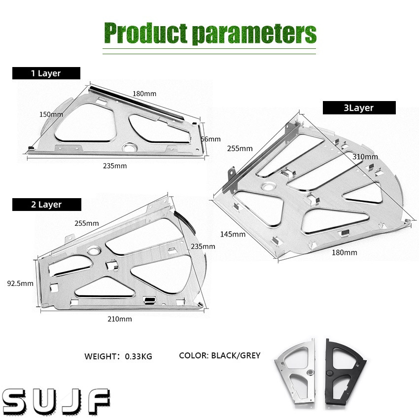 (2PCS) Hinges 1/2/3 Layers Shoe Flip Frame Shoe Rack