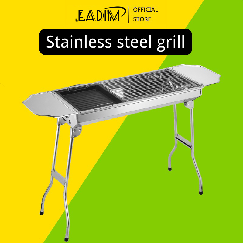 BBQ grill outdoor stainless steel grill BBQ charcoal grill portable