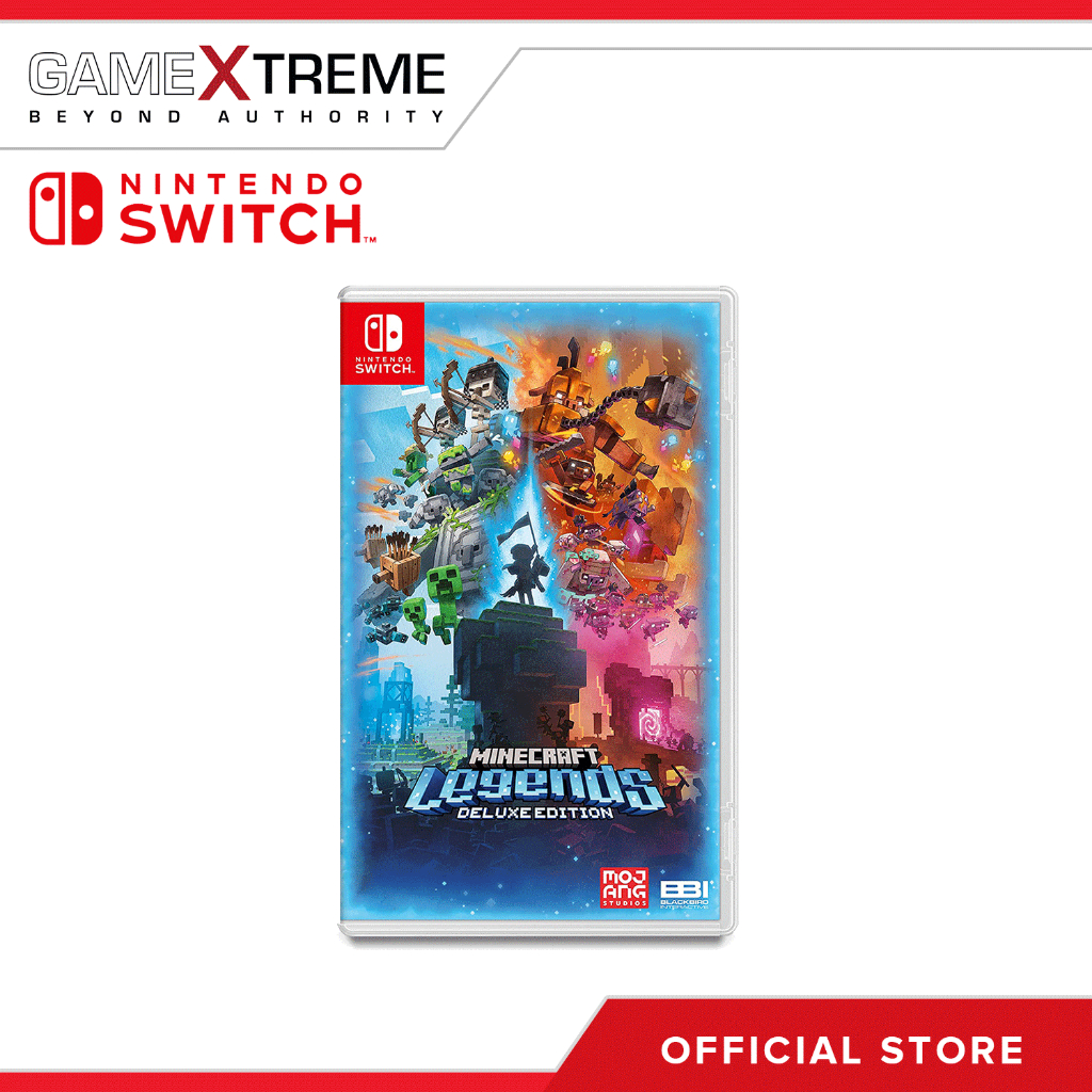 Nintendo Switch Minecraft Legends Deluxe Edition Six Additional