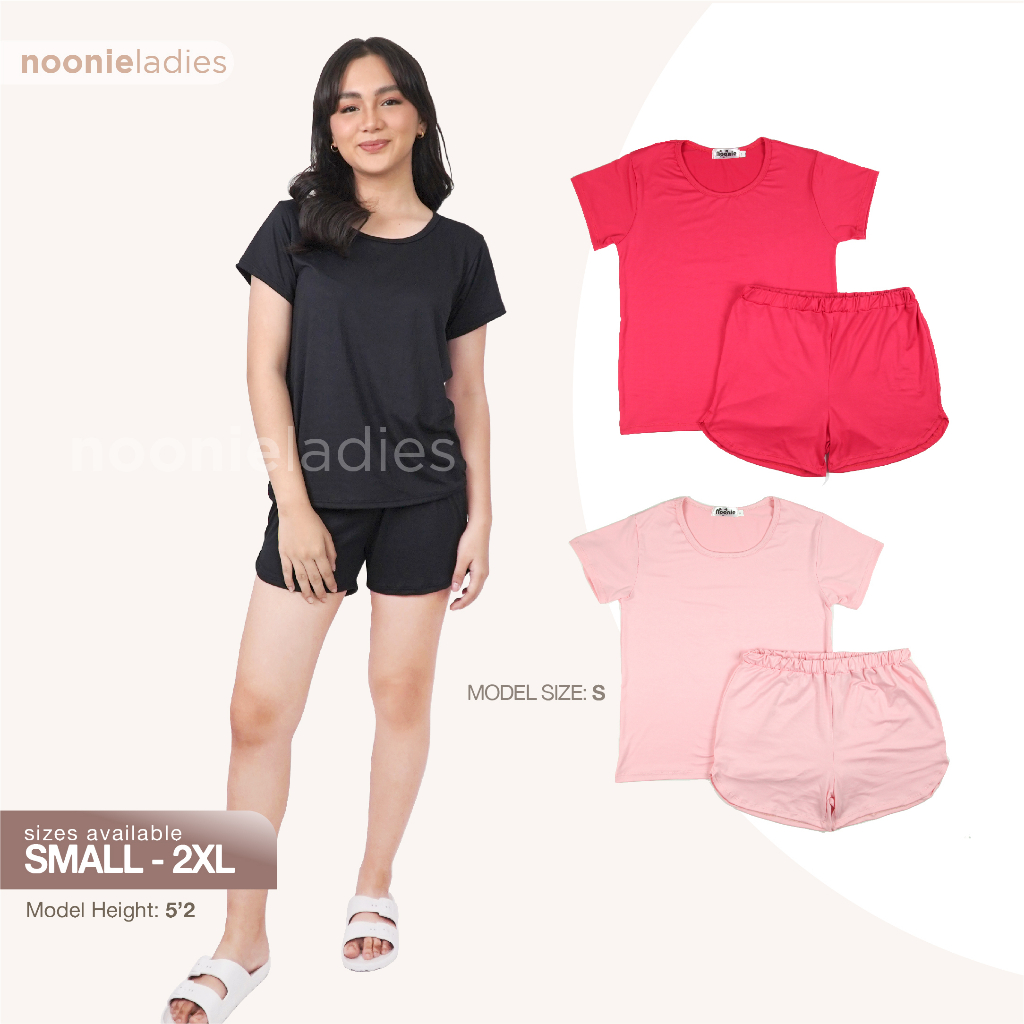 Noonie- Ladies Terno (S-2XL) - Sleepwear for Women - Solid Plain ...