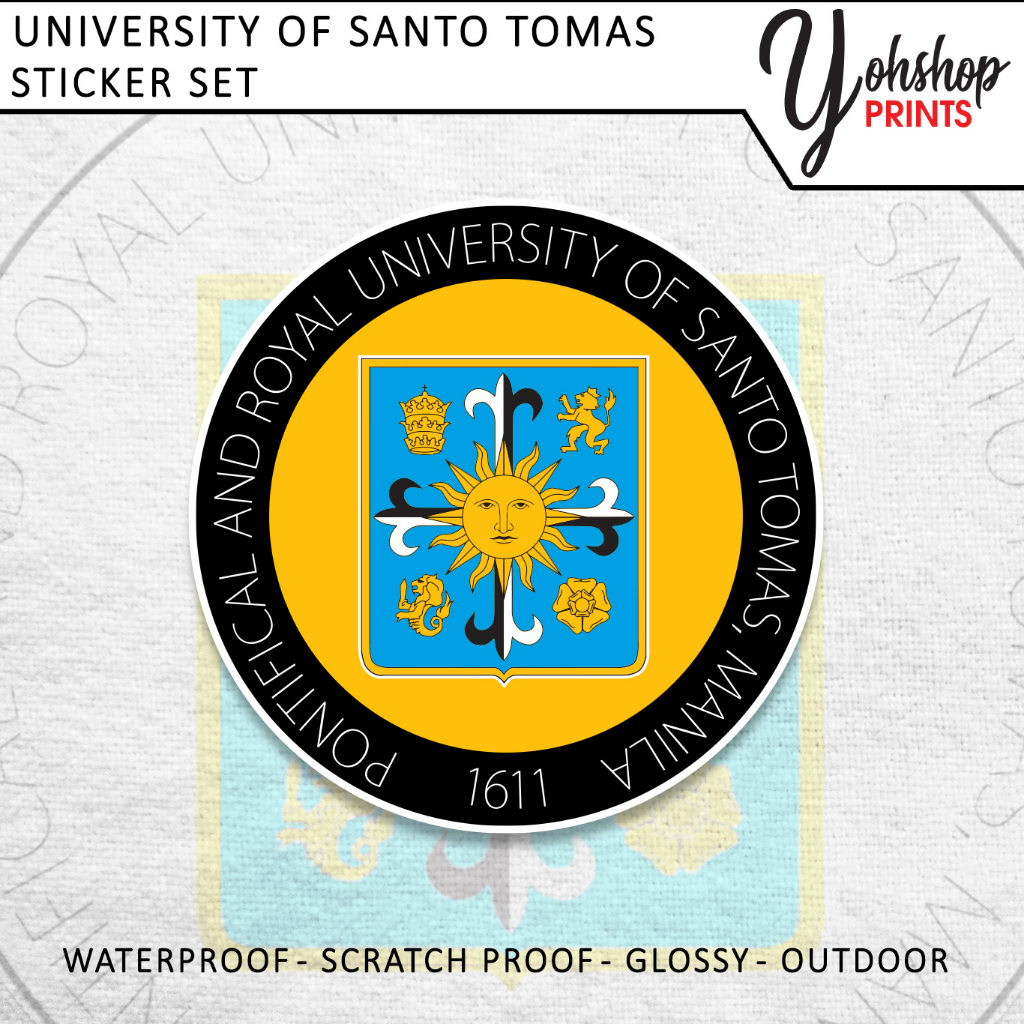 University Logos | UAAP College Logo Sticker | UST University of Santo ...