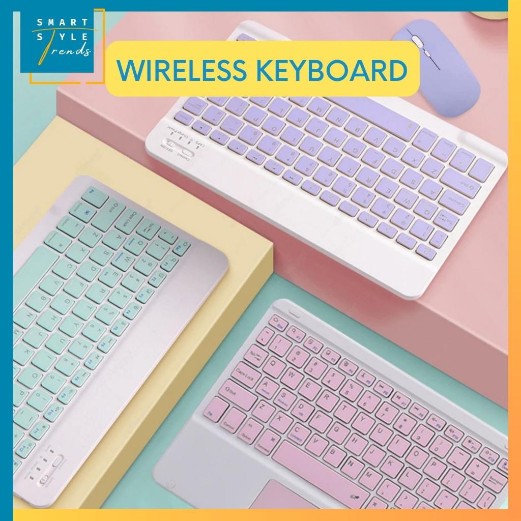 SST Wireless Keyboard and Mouse for Smartphones, Tablet, and PC - 10 ...