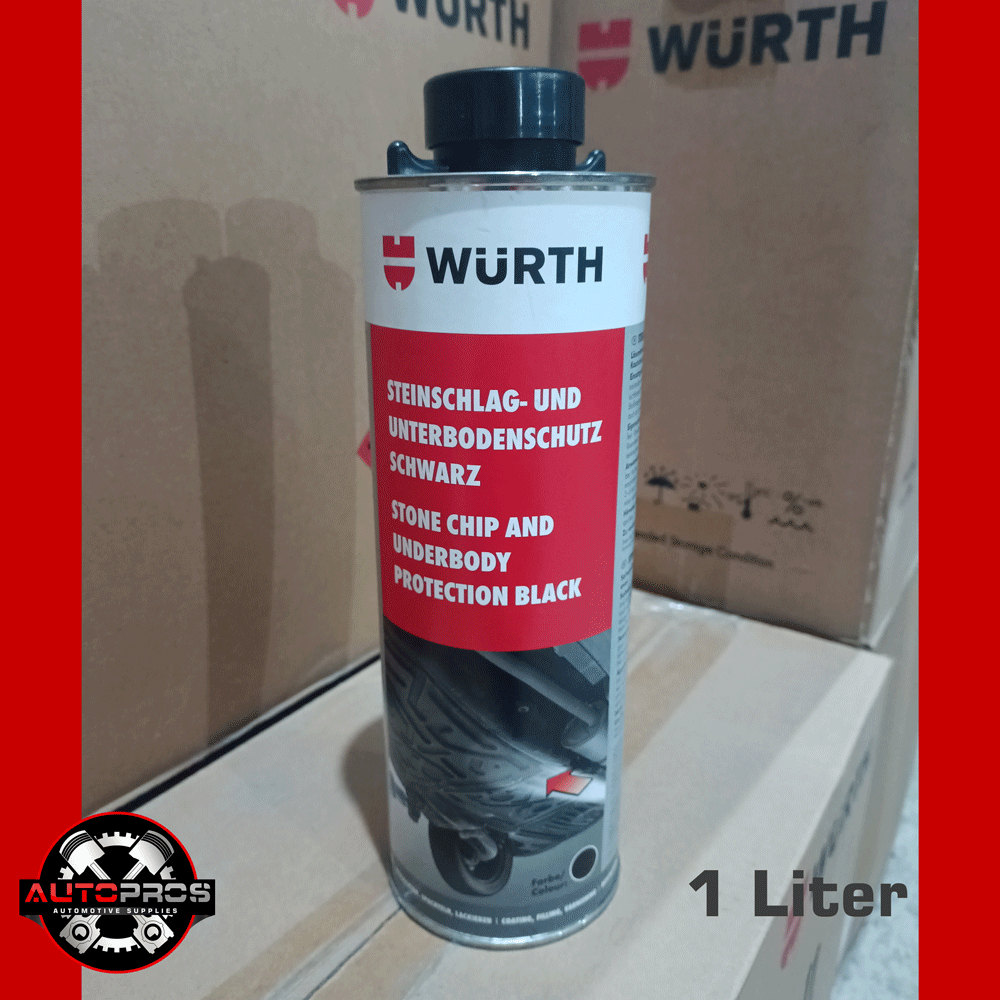 WURTH Stone Chip and Underbody Protection Black 1 Liter | Shopee ...