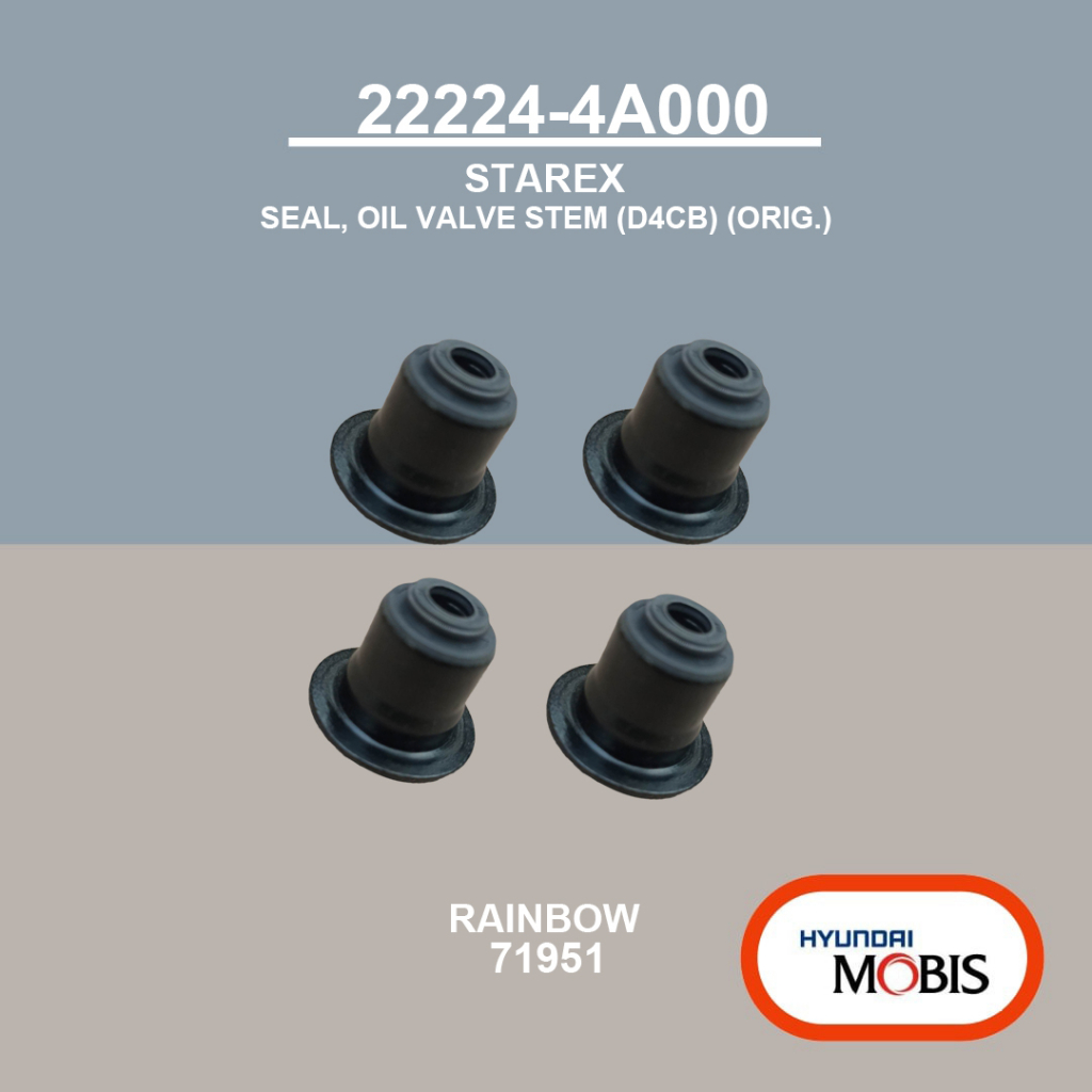 Seal Oil Valve Stem for HYUNDAI Starex (D4CB) [Mobis Original] Part ...