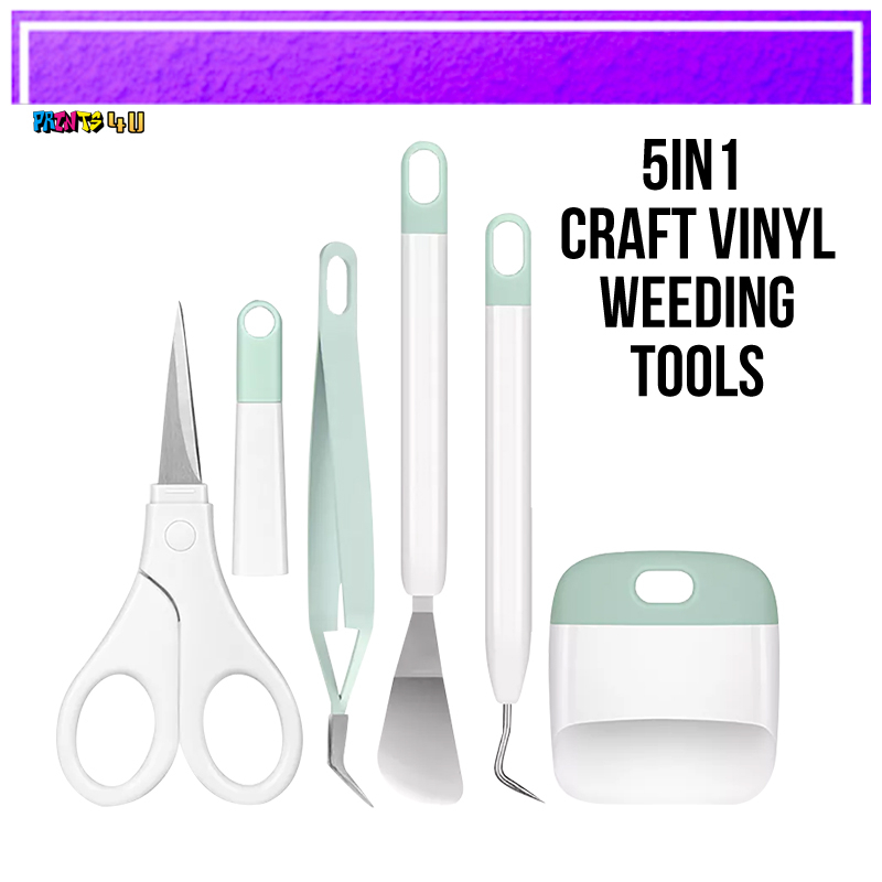 5in1 Craft Vinyl Weeding Tools Set For Cutter Plotter Tool Kit | Shopee ...