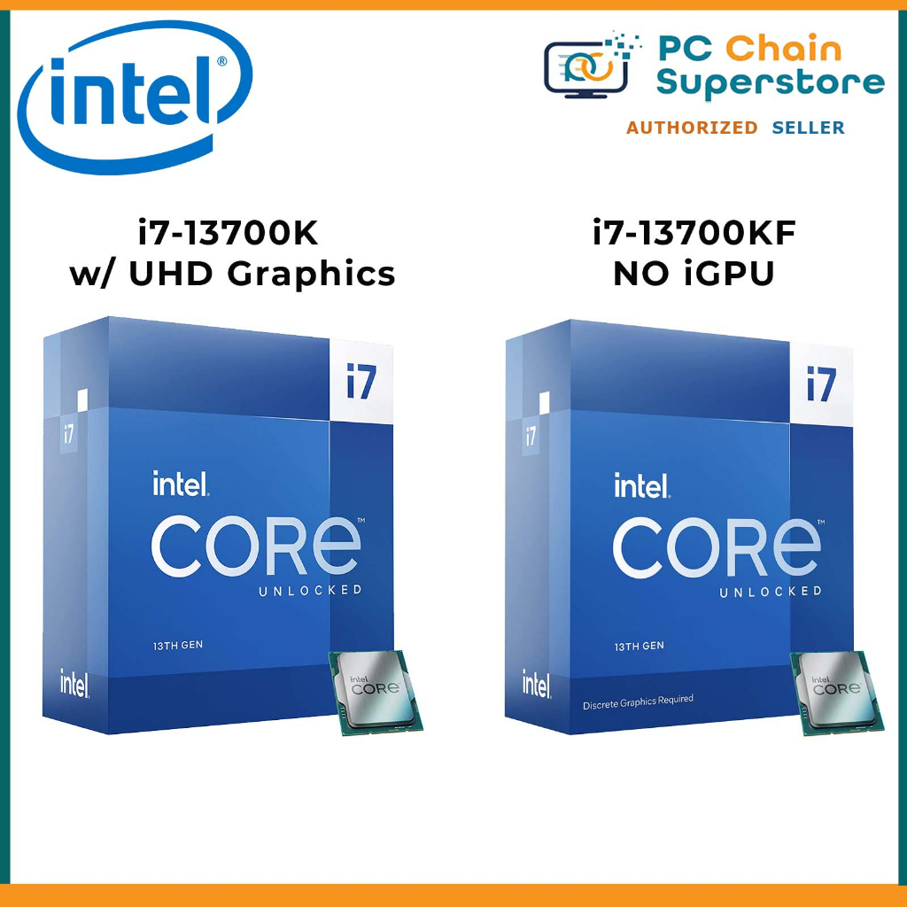 Intel Core i713700K / i713700KF 13th Gen Unlocked Desktop Processor