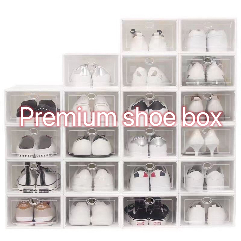 Candy Color Shoe Storage Box Foldable Drawer Case Storage Organizer ...