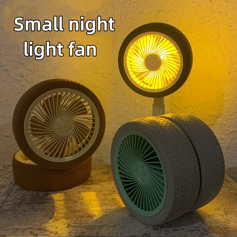 USB charging retractable Desk Electric Fan Small folding fan with 3