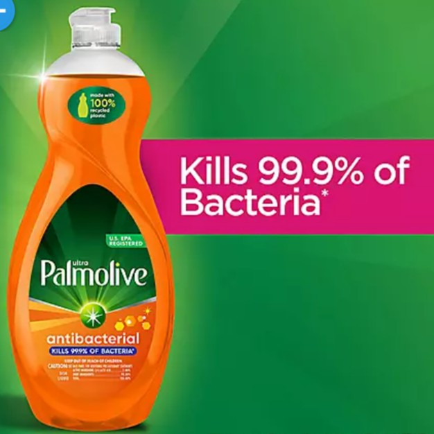 Palmolive Ultra Antibacterial Kills 99.9 of Bacteria Dishwashing
