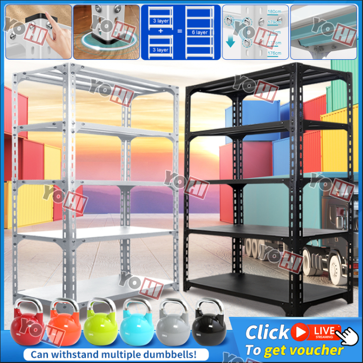 All Metal Rack Angle Steel Rack Adjust Height Big Goods Shelves Stante