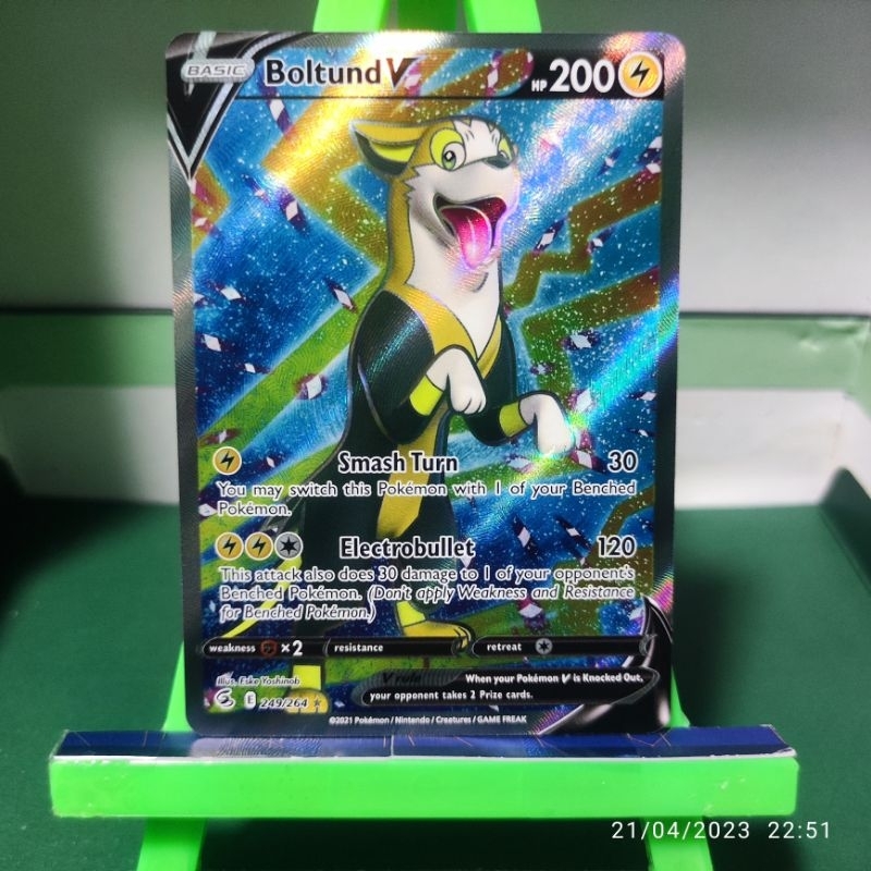 Pokemon TCG - Boltund V Full Art | Shopee Philippines