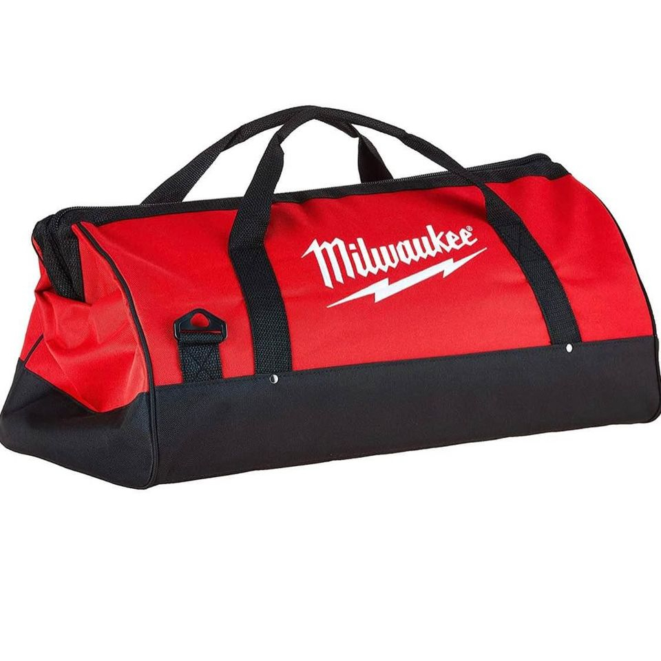 Milwaukee Heavy Duty 23 x 12 x 12 Inch Canvas Tool Bag w/ Shoulder