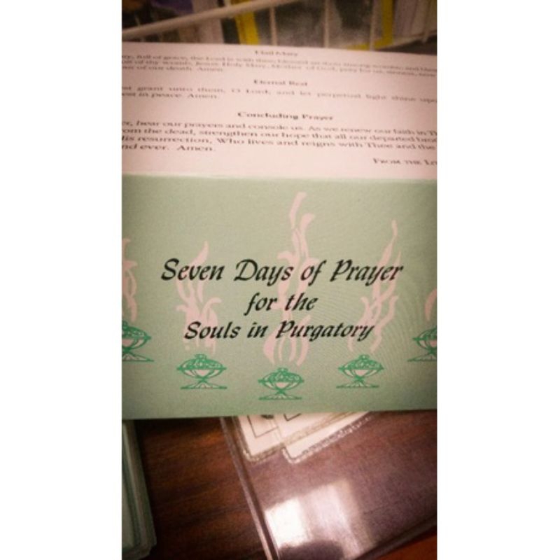 Seven Days Prayer to the Souls in Purgatory Shopee Philippines