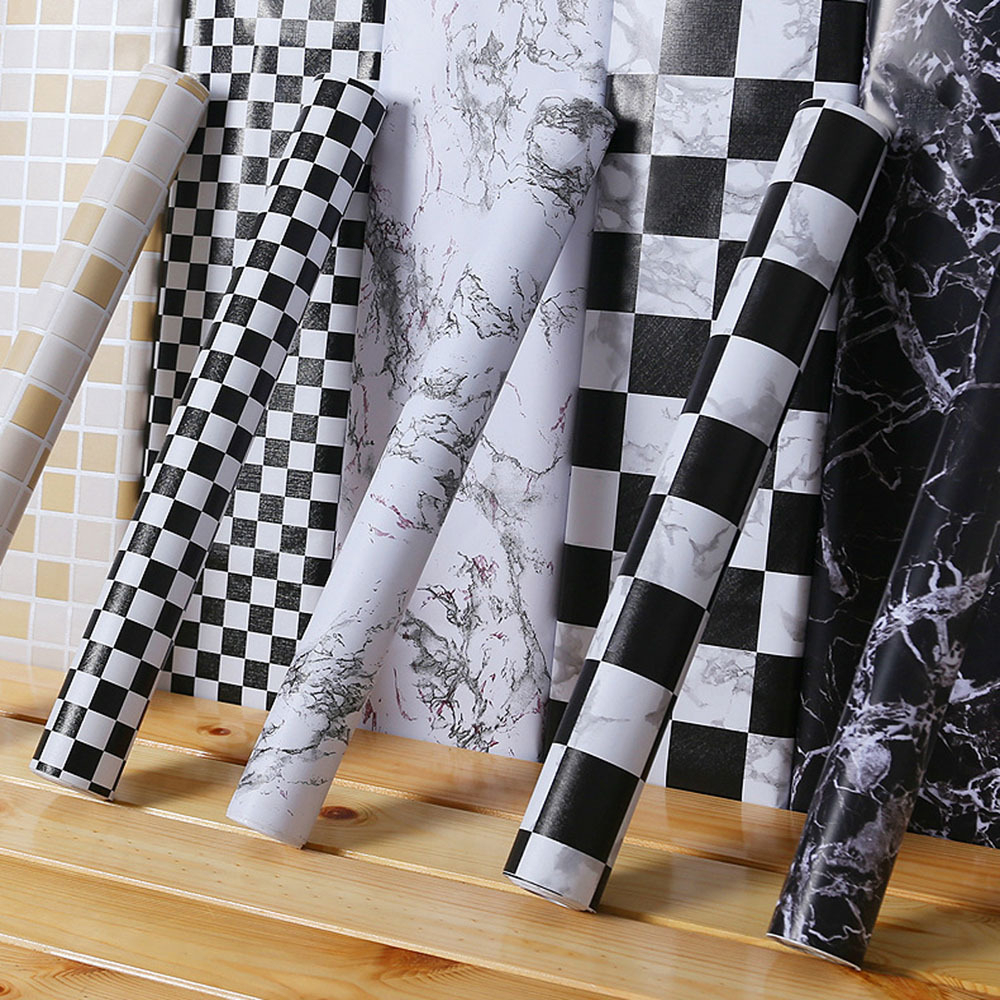 Aceking Wallpaper Marble and Tiles Design for Bathroom Wall PVC Self