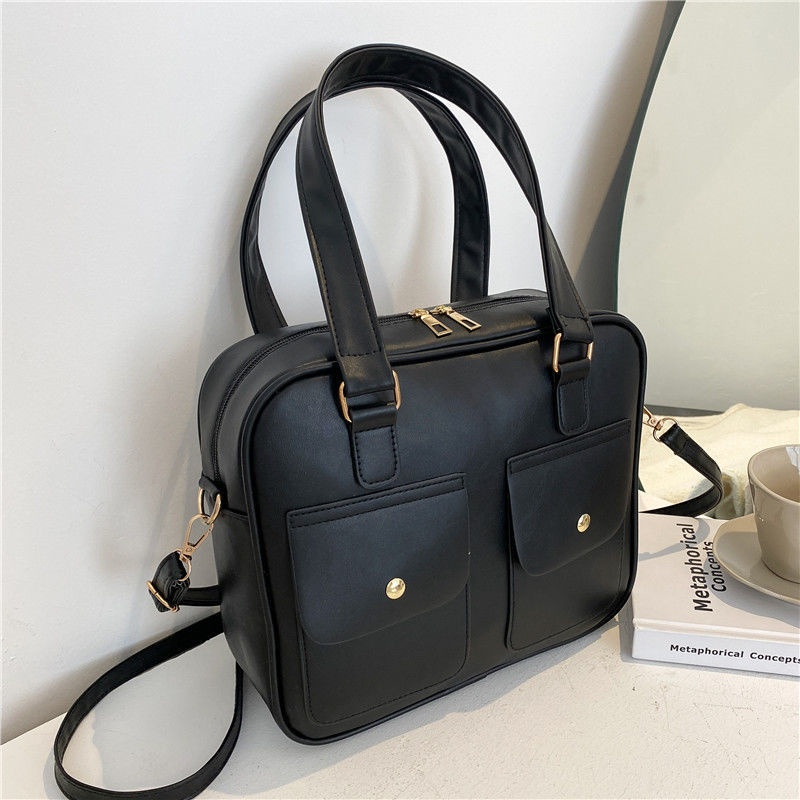 Women's Korean Fashion Tote Shoulder Bag Sling Crossbody Bag Large