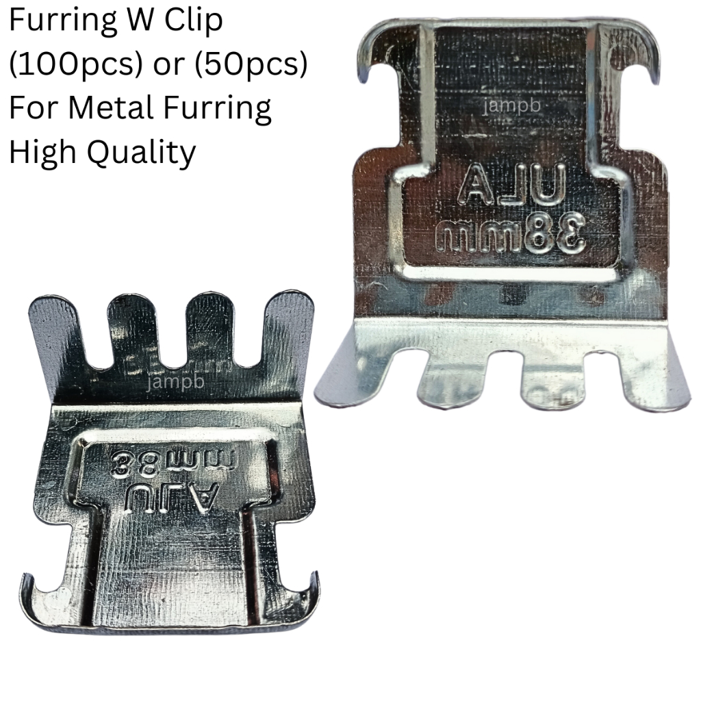 Furring W Clip 50pcs or 100pcs For Metal Furring High Quality Heavy