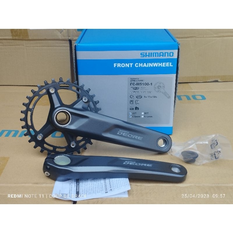 Shimano deore hot sale crankset 1x10