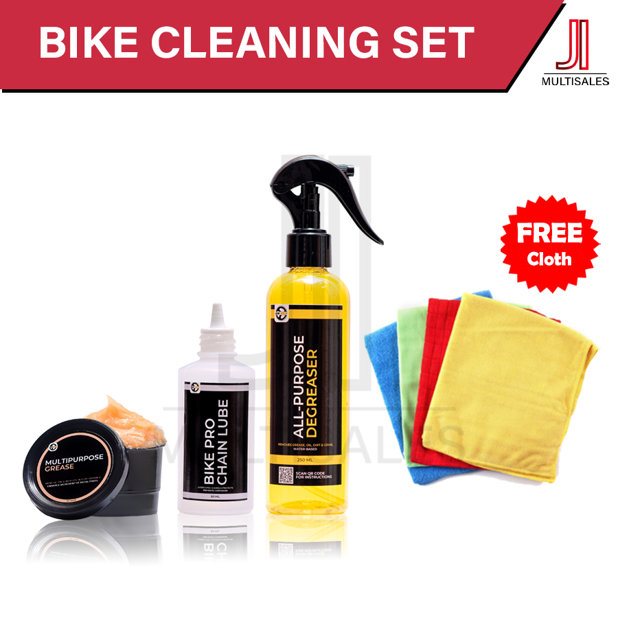 (SET) All Purpose Degreaser 250ml Chain Lube 60ml Grease Grasa 35grams