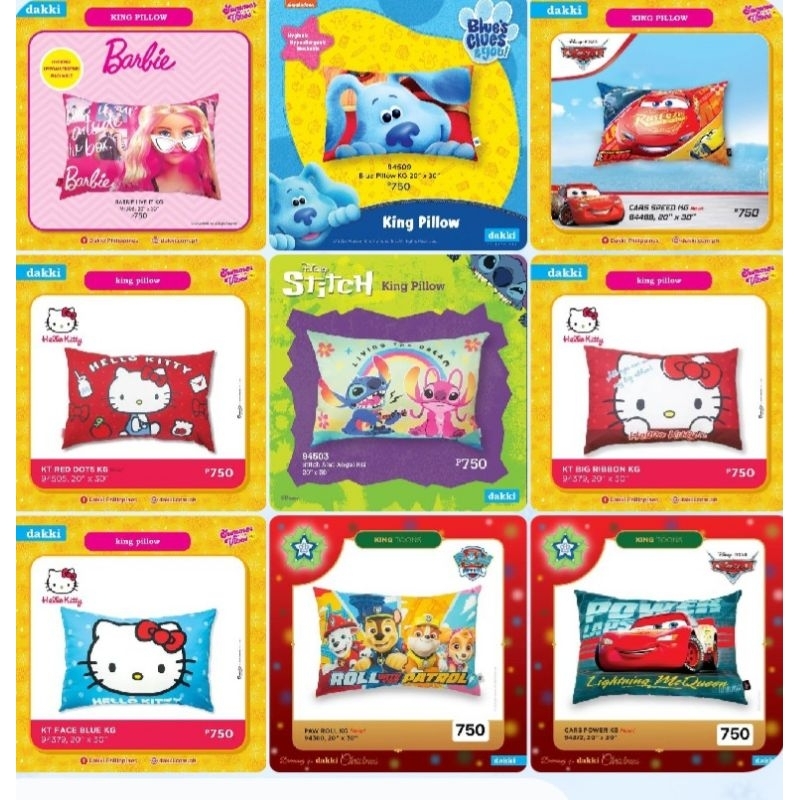 DAKKI KING SIZE PILLOW (20x30) Shopee Philippines