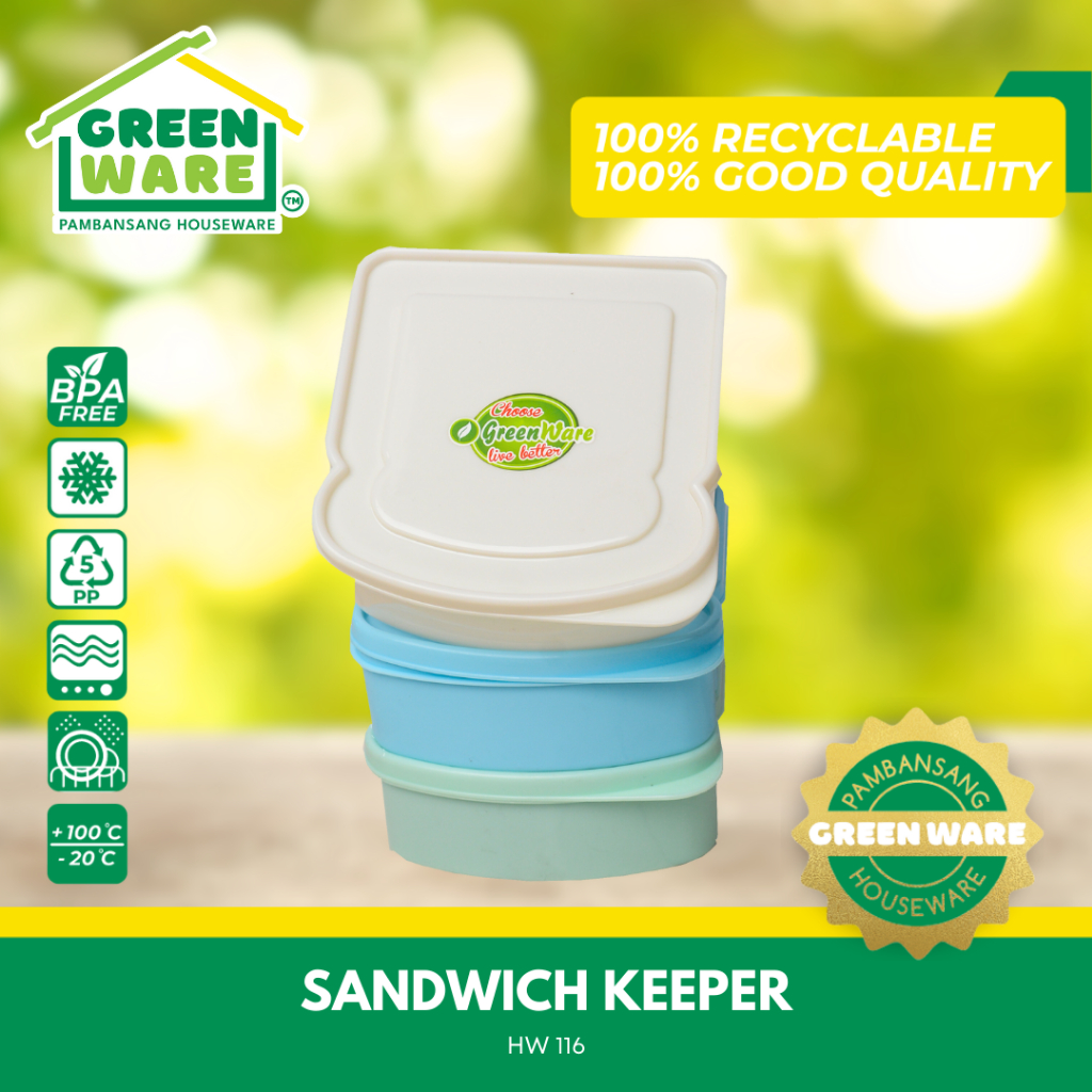 Greenware Sandwich Keeper HW116 Shopee Philippines