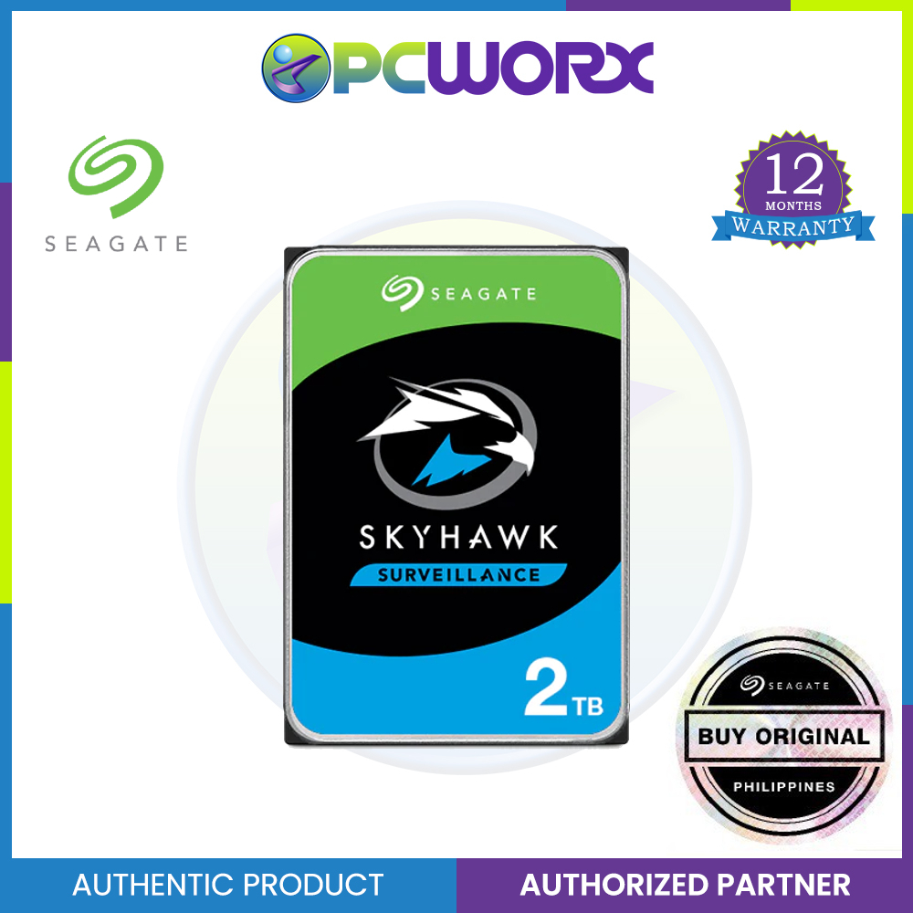 Seagate Skyhawk 2tb 5400rpm 256mb Surveillance Hard Disk Drive Shopee Philippines