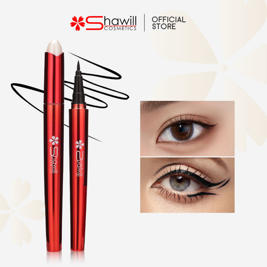Shawill Eyeliner Waterproof Ultra Fine Eye Makeup S3044 Shopee