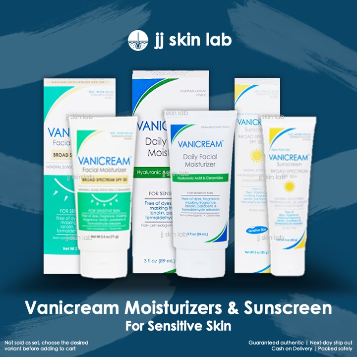 Vanicream Facial Moisturizer Hyaluronic Acid Broad Spectrum SPF 30