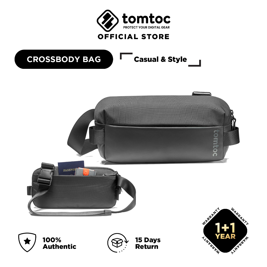 tomtoc Minimalist EDC Sling Men Bag / Crossbody Bag / Shoulder Bag