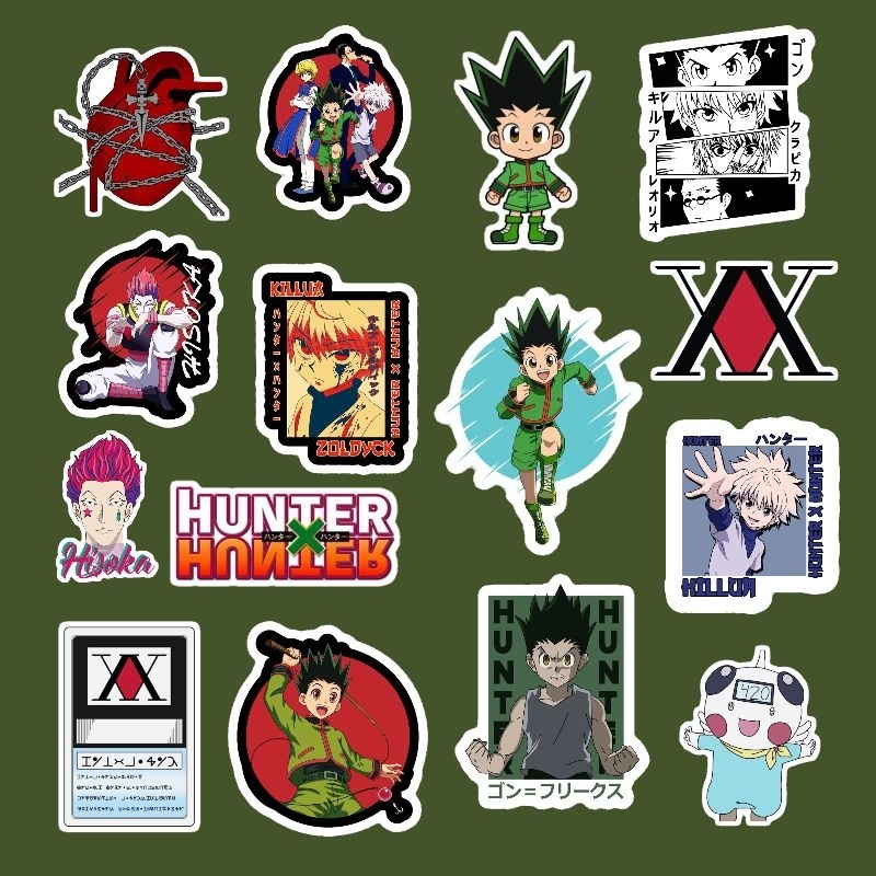 HUNTER X HUNTER Laminated VINYL Waterproof Stickers | Shopee Philippines