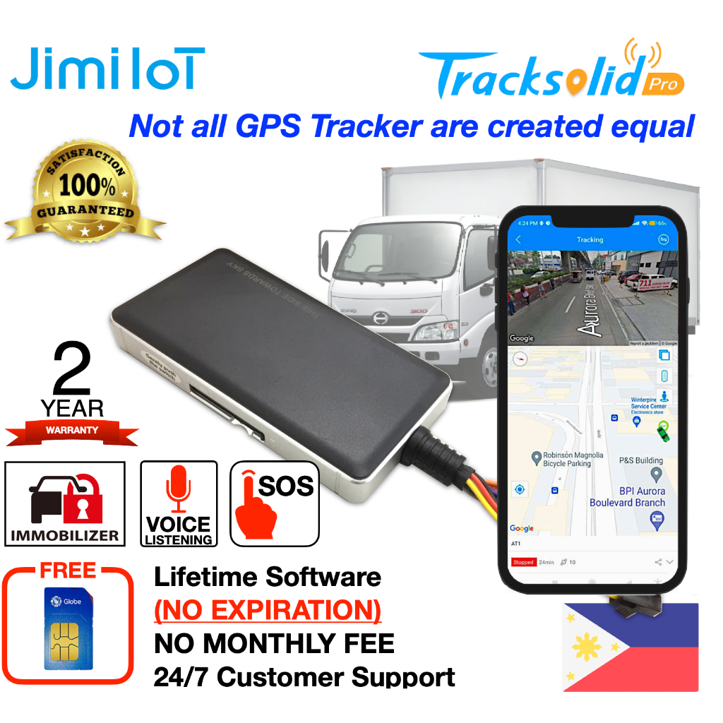 Jimi IoT GT06N GPS Tracking Device Tracker USE) with ENGINE CUT and VOICE Monitoring