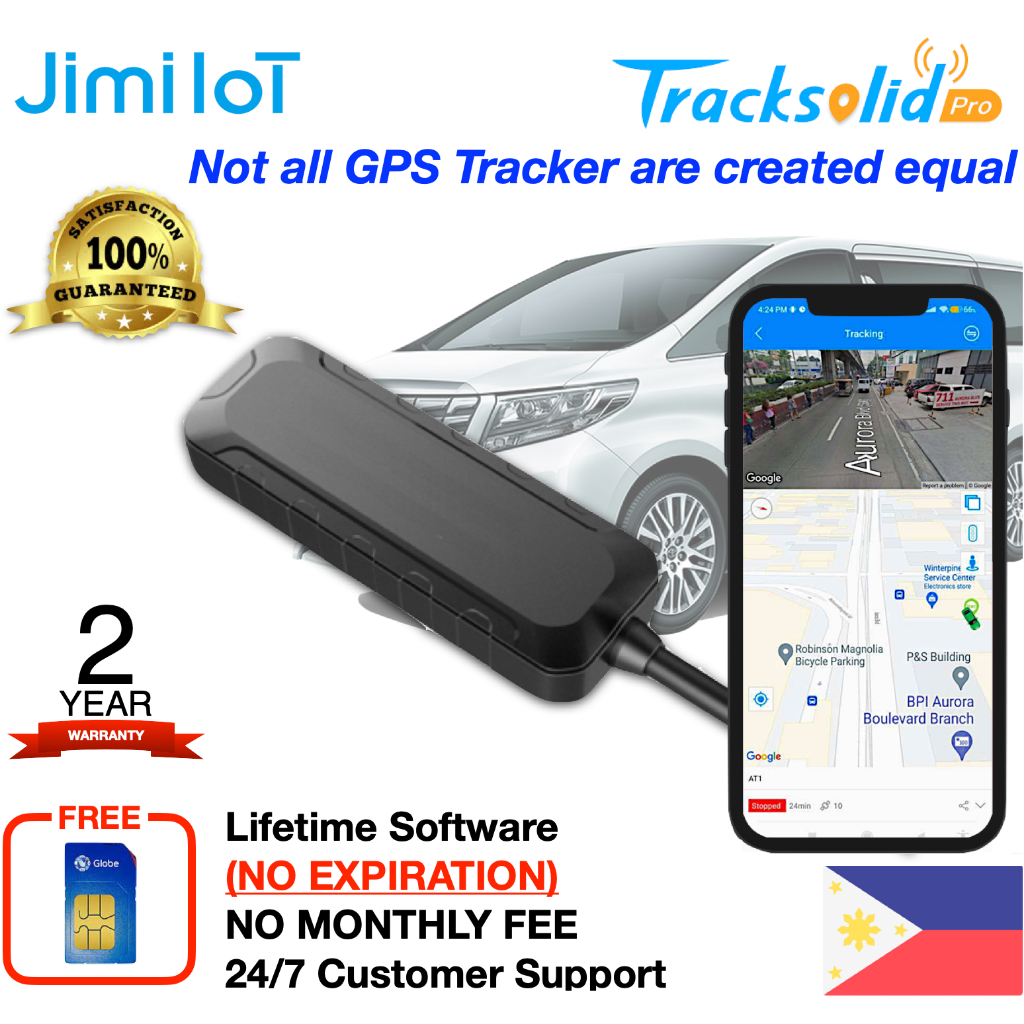 Jimi IoT WeTrack Lite GPS Tracking Tracker USE) on Car