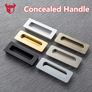 Aluminum Alloy Embed Handles Recessed Flush Handle Hidden Cabinet ...