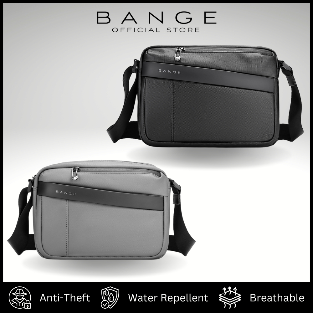 BANGE 7670 Bag Messenger Bag Anti Theft YKK Zipper Water Repellent