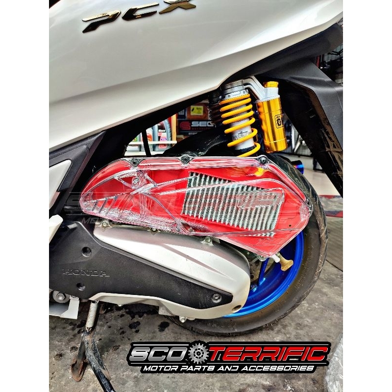 NEW PCX 160 / CLICK 160/ADV 160 AIRFILTER SMOKE/CLEAR COVER WITH