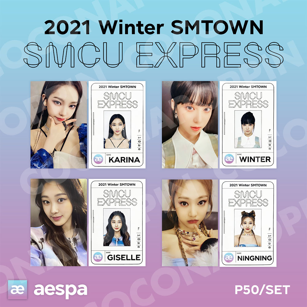 Aespa SMCU Express Unofficial Photocard 2021 Winter | Shopee Philippines
