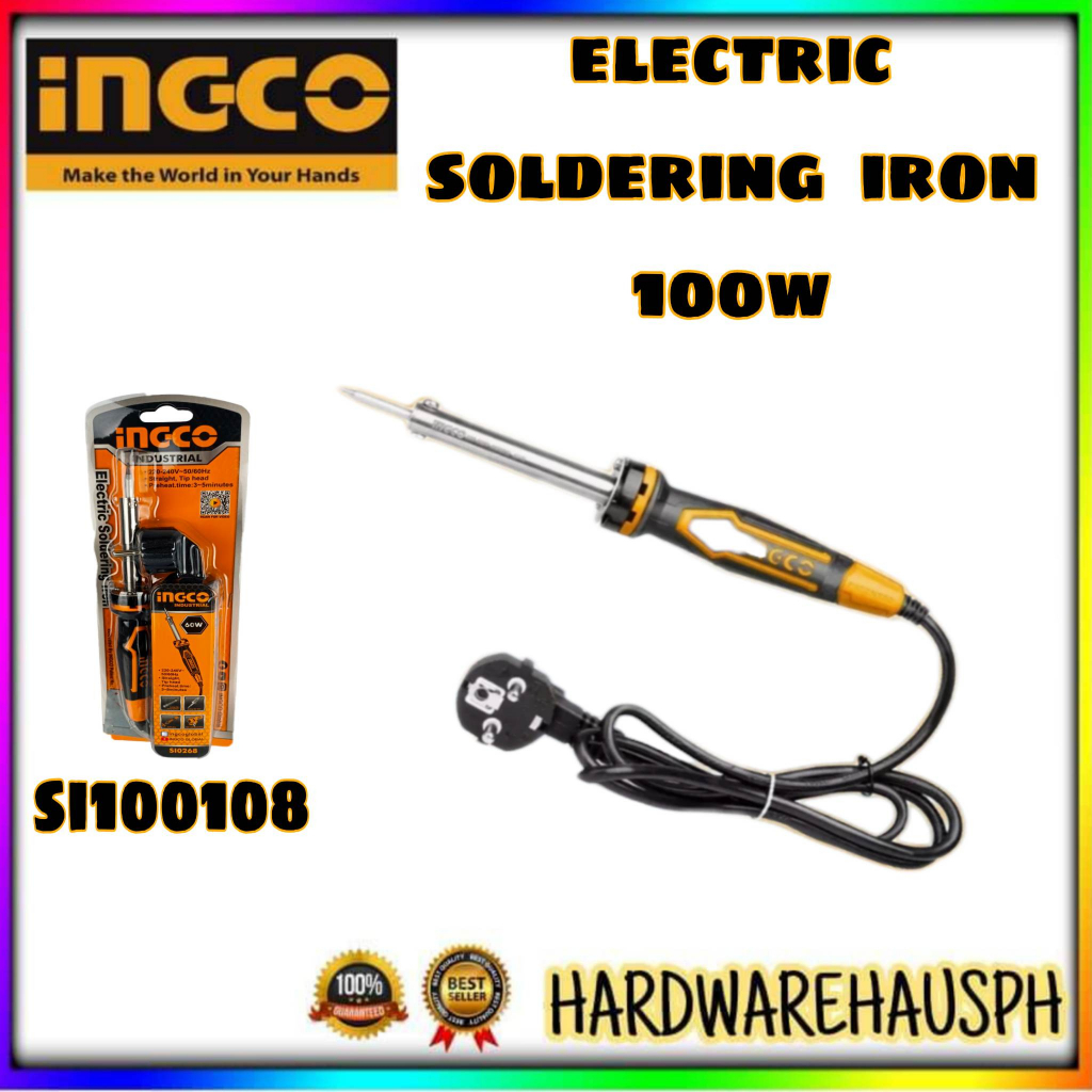 INGCO Electric Soldering Iron 100W Shopee Philippines