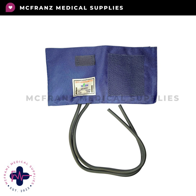 BP Arm Cuff with Inflation Bag (Pedia, Adult, Obese) Shopee Philippines