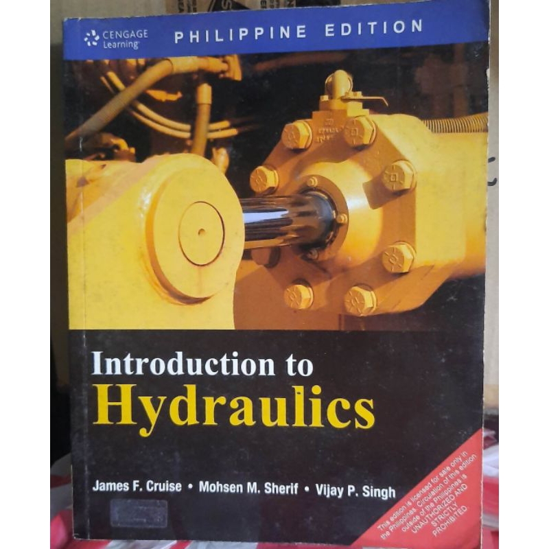 Introduction to Hydraulics Philippine Edition Shopee Philippines