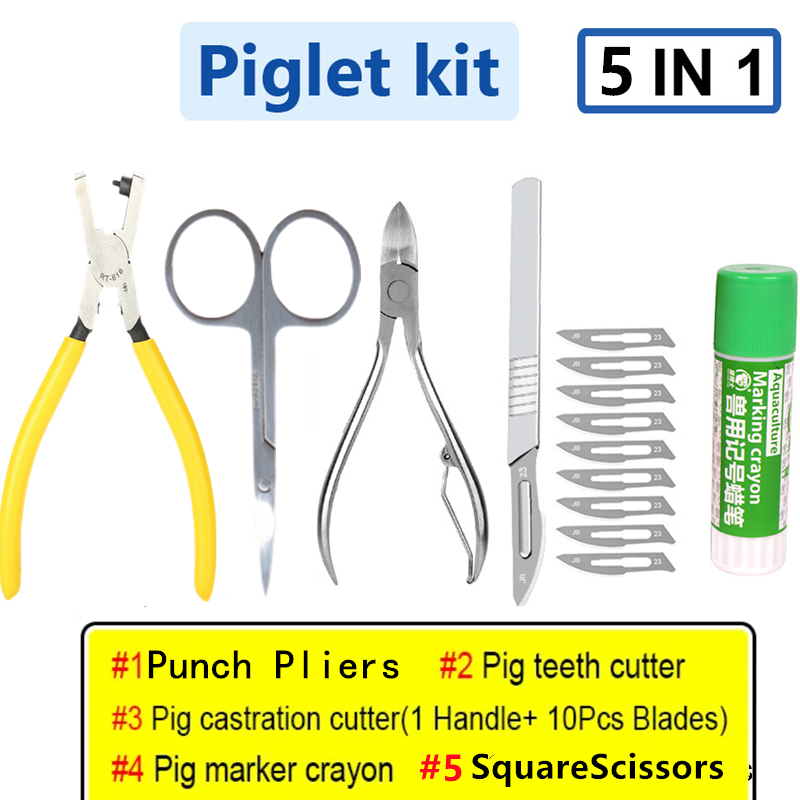 3 in 1 Gamecock Kit Chick Toe Puncher Nose Marker for Gamefowl Feather ...
