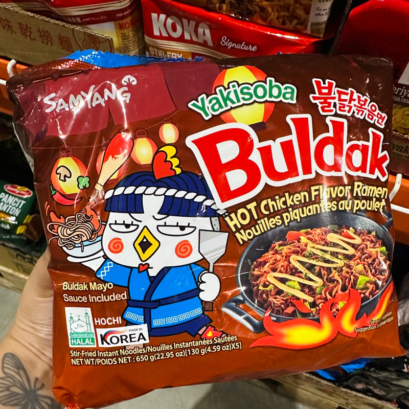 Samyang Buldak Original, Habanero Lime, Yakisoba Hot Chicken Ramen