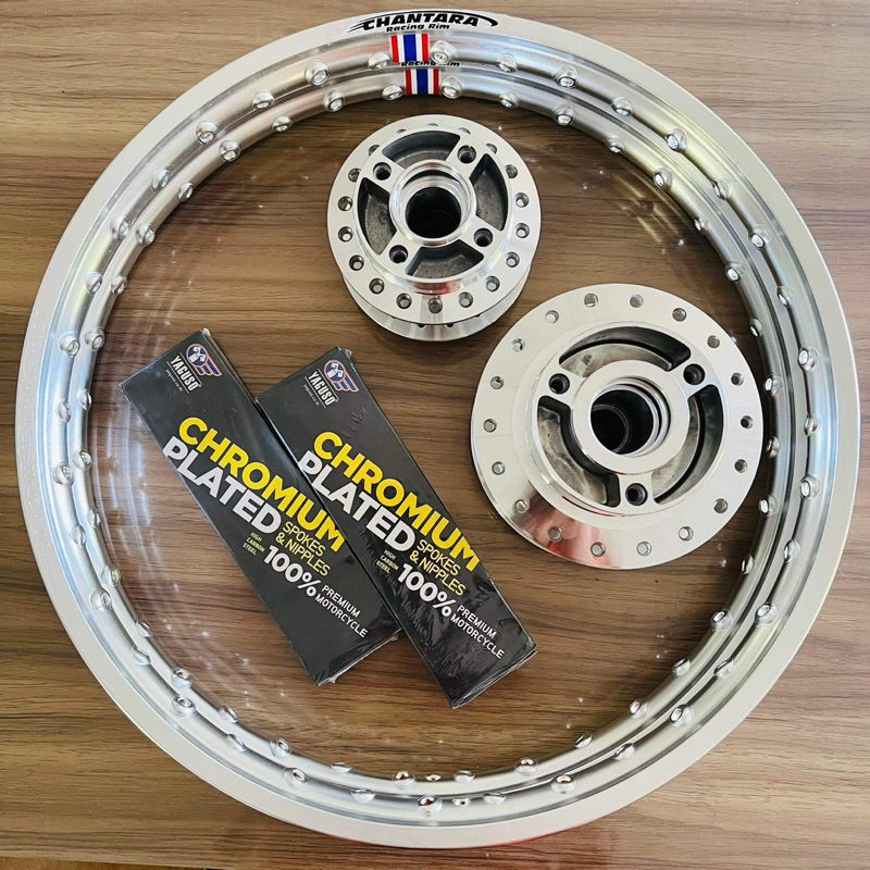 Chantara rim set Raider150 Carb with hub and yaguso spoke | Shopee ...