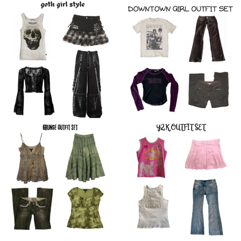 HiyyFloy Harajuku Klavierrock - Y2K Streetwear Minirock Für Frauen