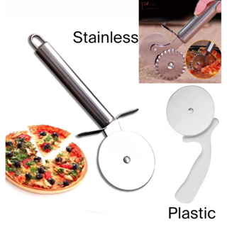 2pcs/Set Pizza Shovel & Scraper, Cutter Set, Suitable For Pizza Making,  Metal Pizza Paddle, Pizza Oven Accessories, Pastry, Dough, Pizza Tools