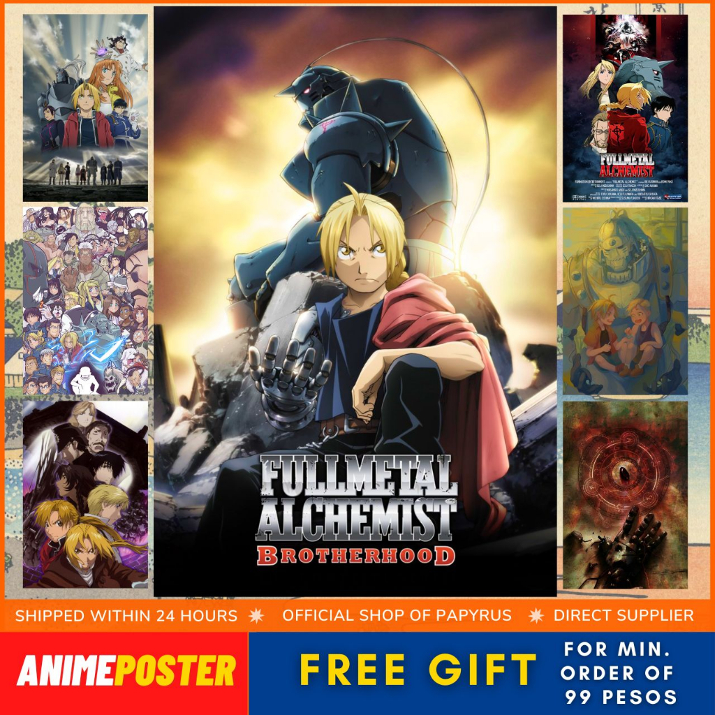 Full Metal Alchemist Official Anime Poster / A4 Posters / PAPERRICA