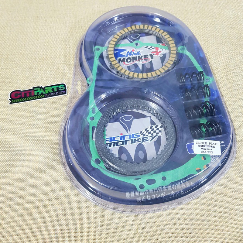 RACING MONKEY RACING CLUTCH LINING XRM 125 WAVE 125 with spring gasket ...