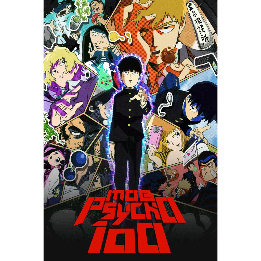 Mob Psycho Anime Official Poster / A4 Posters / PAPERRICA | Shopee ...