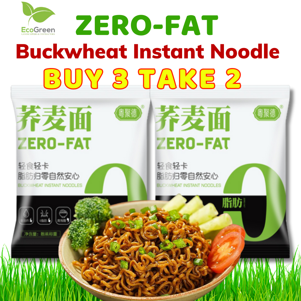 JAKU Zero Fat Buckwheat Instant Noodle Low Carb Non Fried 0 Fat Noodles